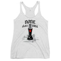 None Shall Pass Black Knight Women's Racerback Tank