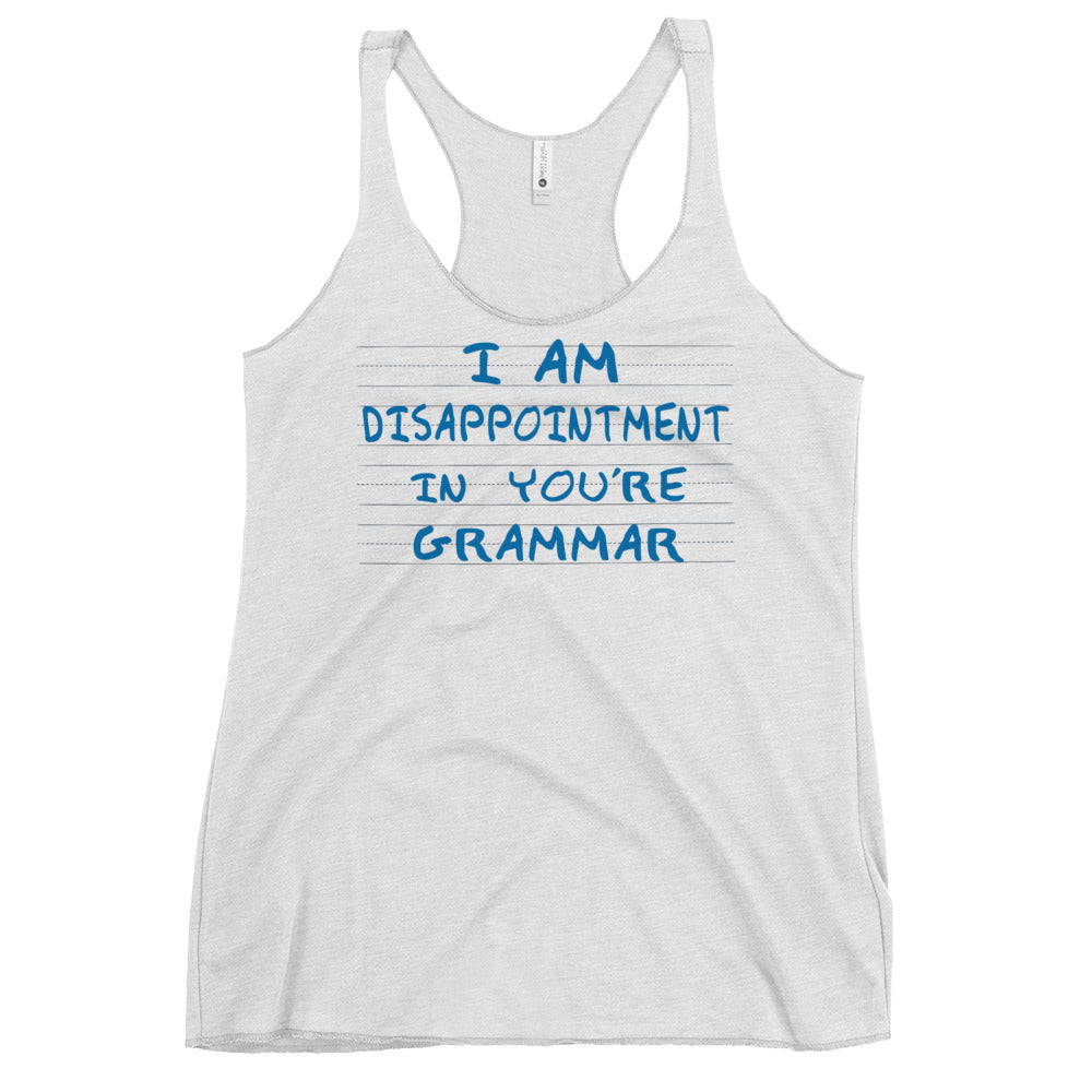I Am Disappointment Women's Racerback Tank