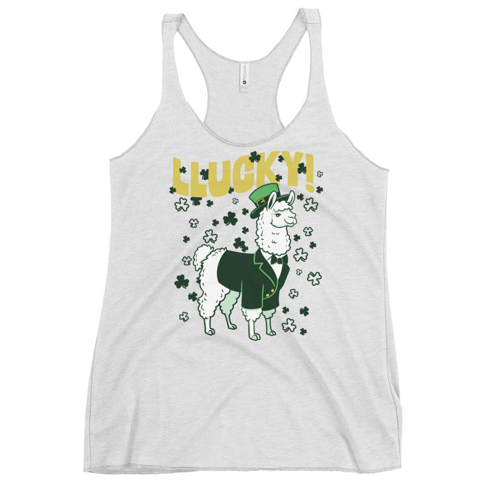 Llucky Llama Women's Racerback Tank