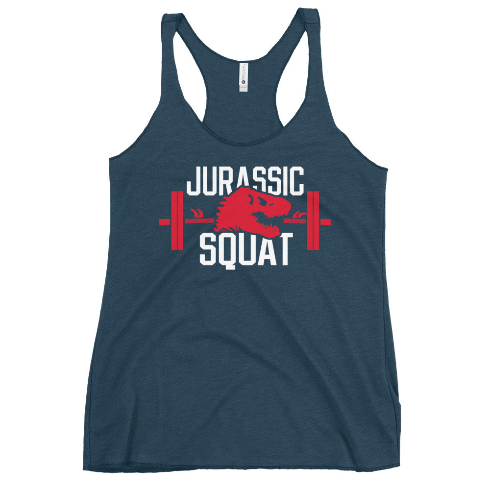 Jurassic Squat Women's Racerback Tank