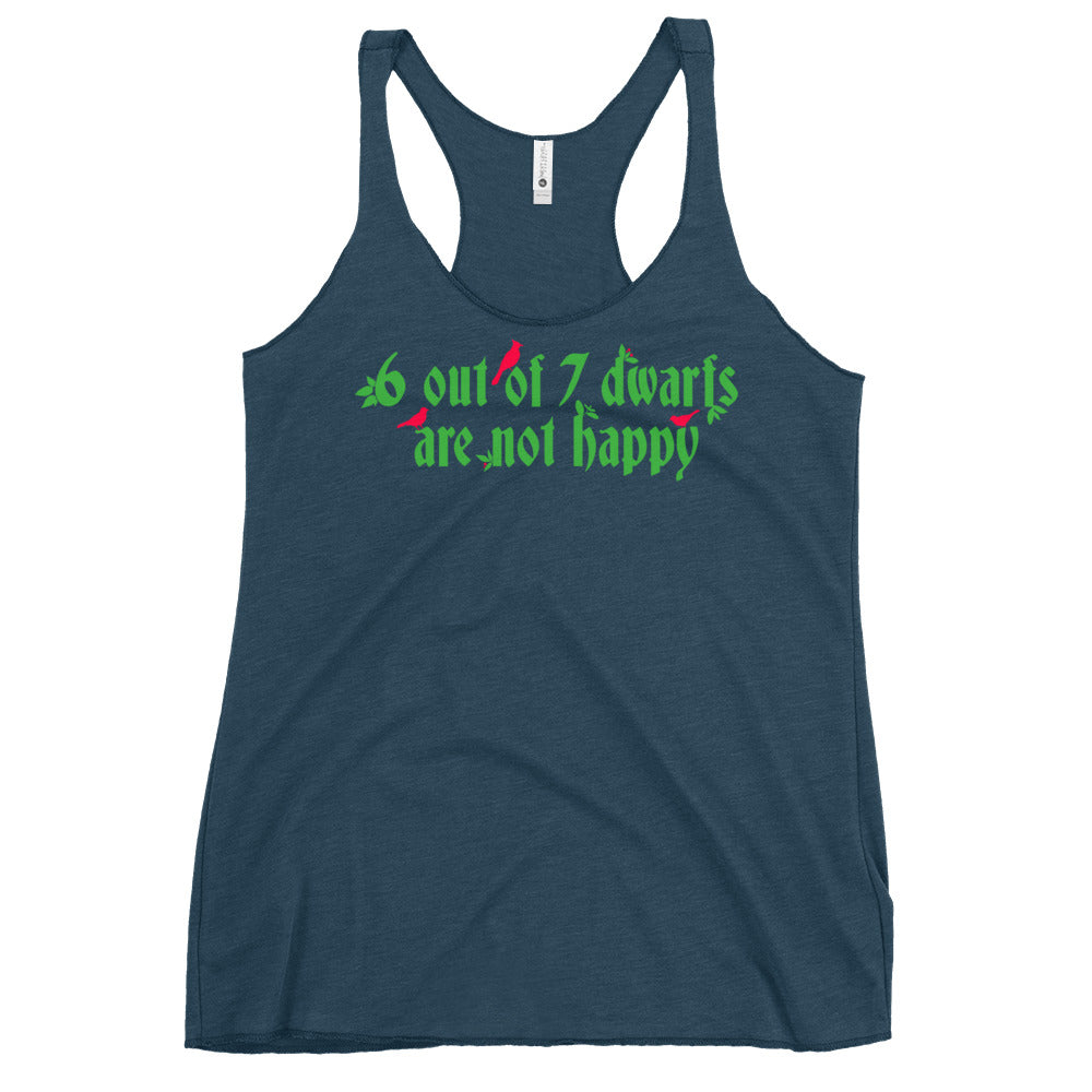 6 Out Of 7 Dwarfs Women's Racerback Tank
