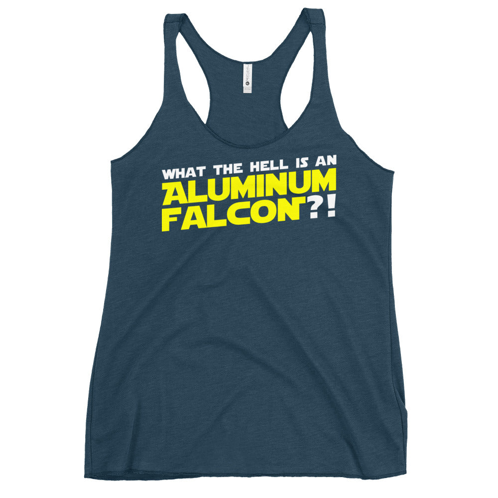 Aluminum Falcon Women's Racerback Tank