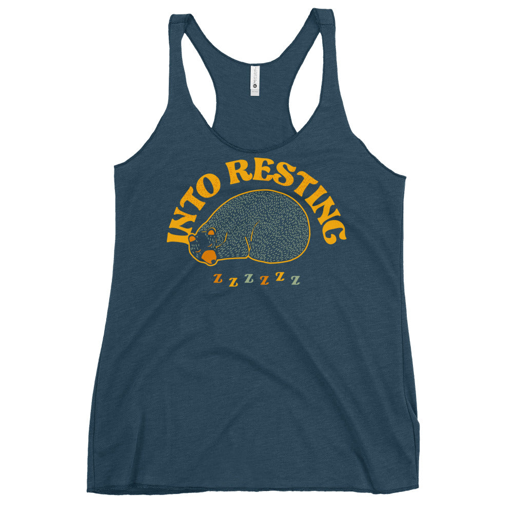 Into Resting Women's Racerback Tank