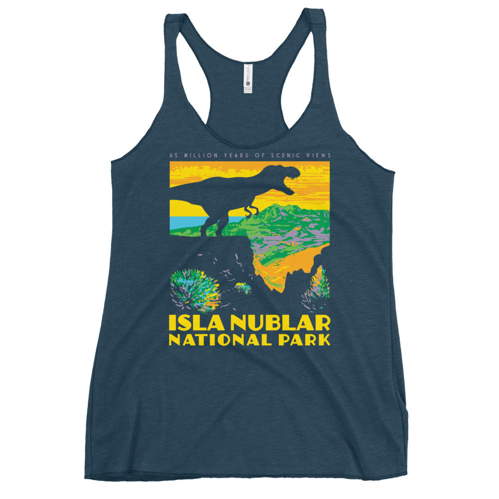 Isla Nublar National Park Women's Racerback Tank