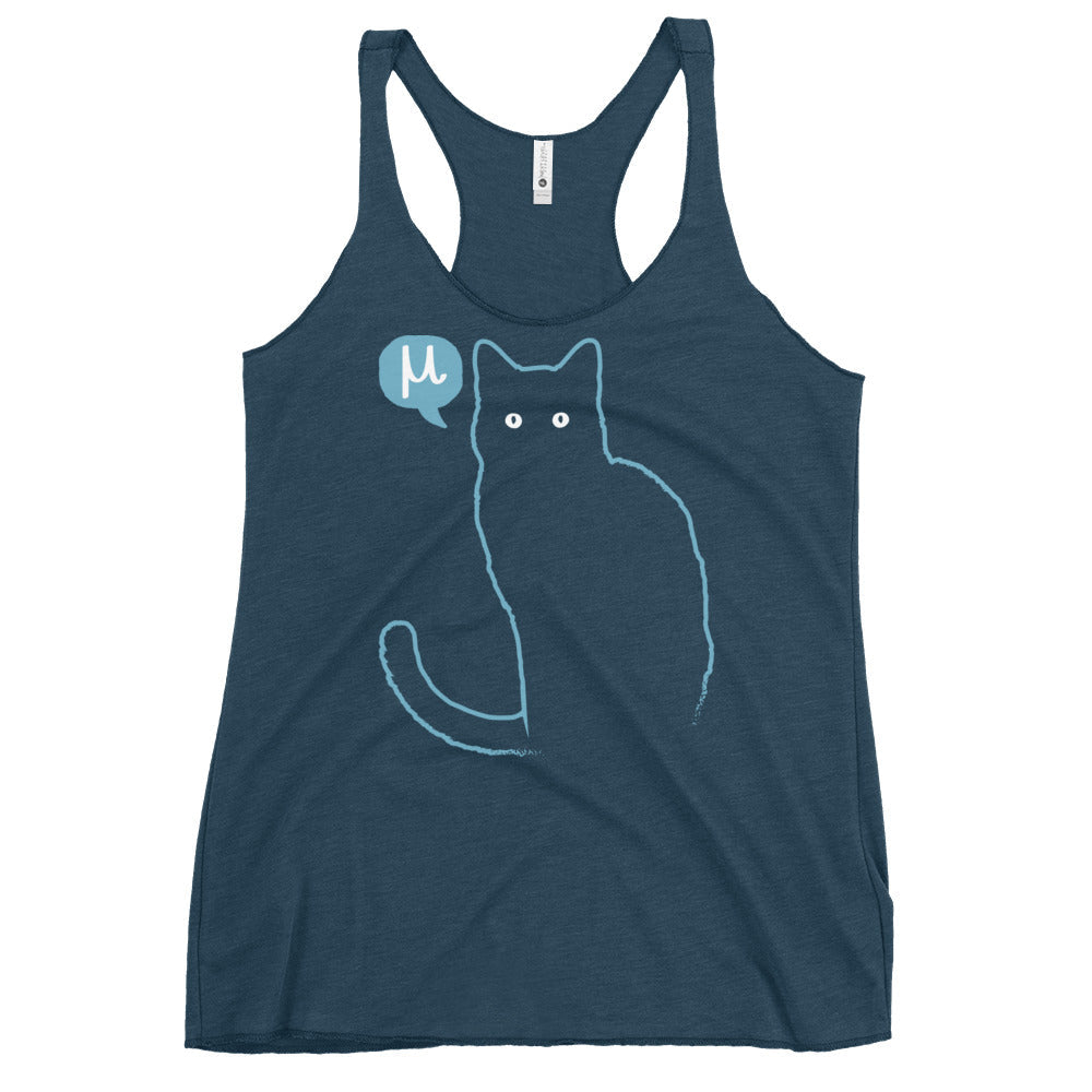 Mu Cat Women's Racerback Tank
