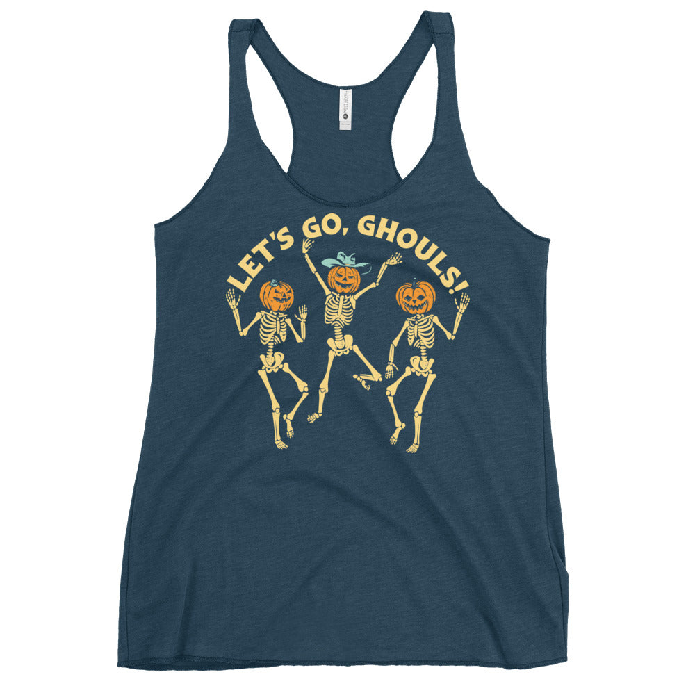 Let's Go, Ghouls! Women's Racerback Tank