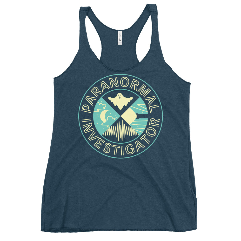 Paranormal Investigator Women's Racerback Tank