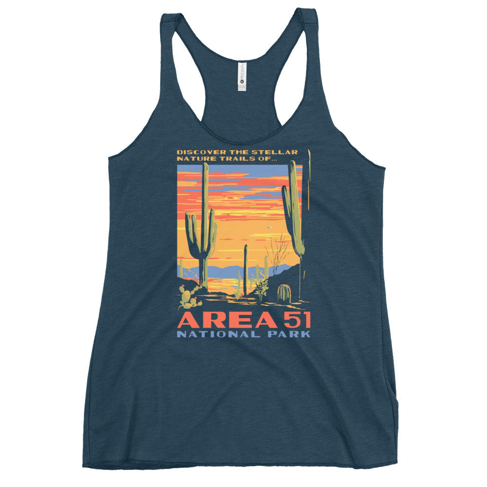 Area 51 National Park Women's Racerback Tank