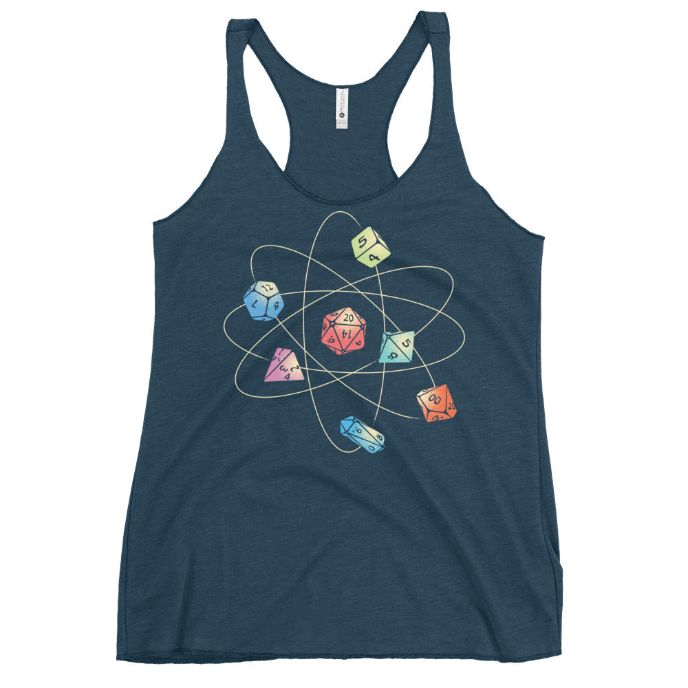 Dice Atom Women's Racerback Tank