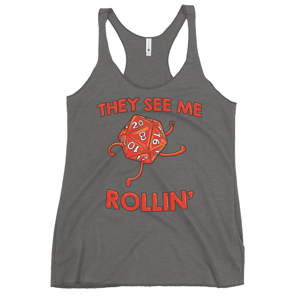 They See Me Rollin' Women's Racerback Tank