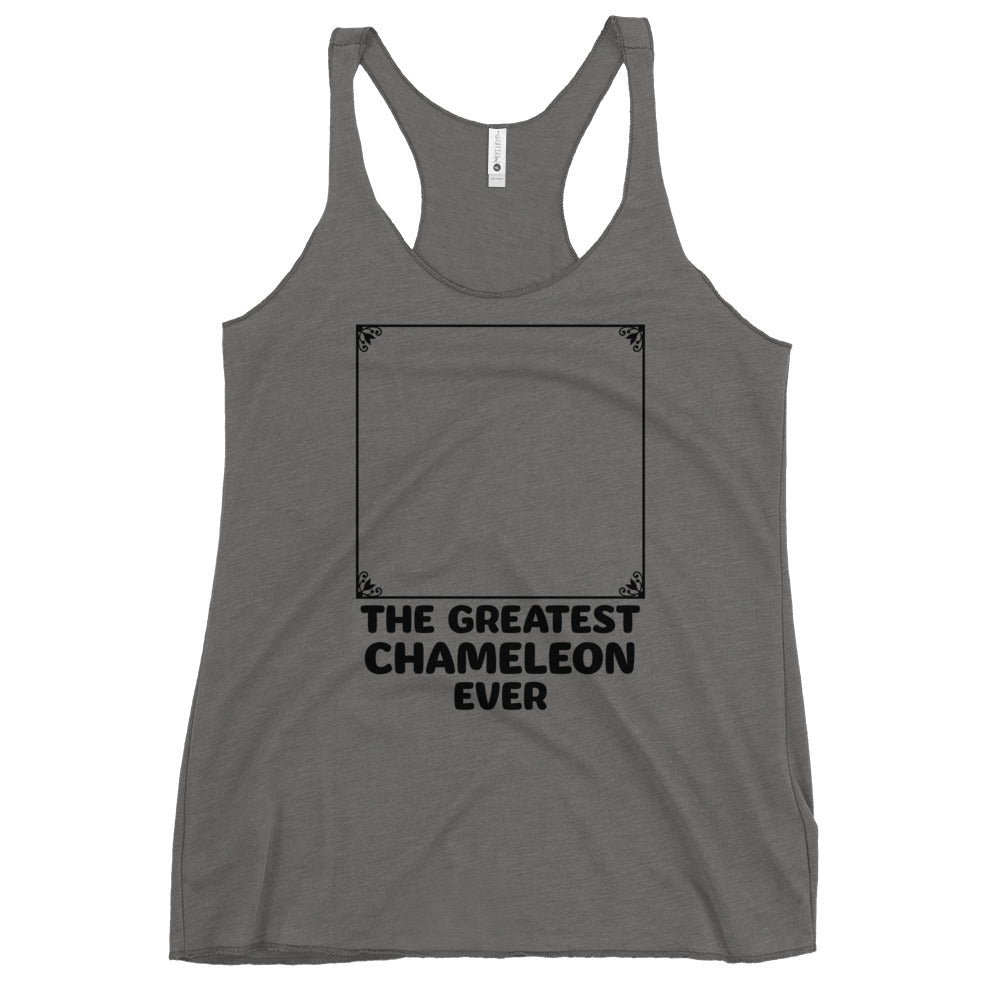 The Greatest Chameleon Ever Women's Racerback Tank