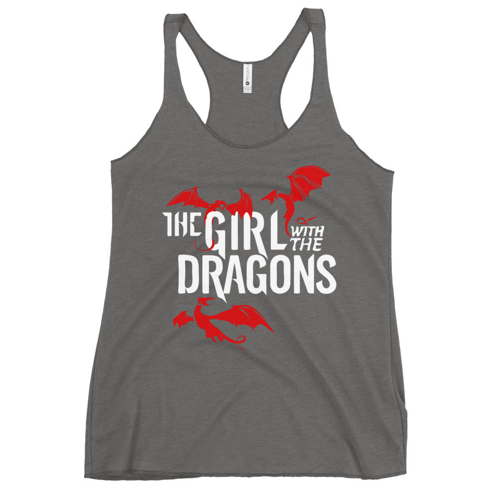 The Girl With The Dragons Women's Racerback Tank