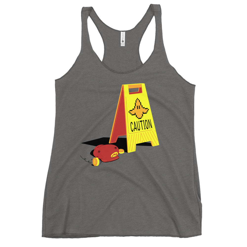 Caution Banana Women's Racerback Tank