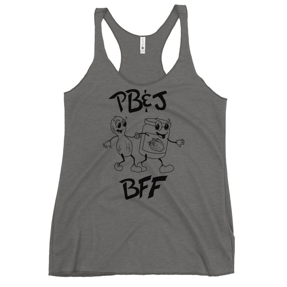 Peanut Butter And Jelly - BFF Women's Racerback Tank
