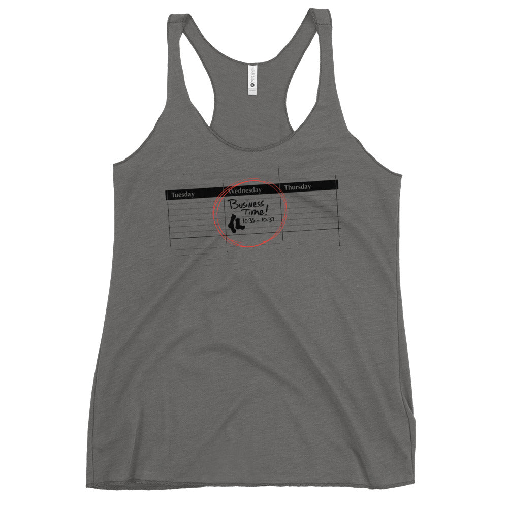 It's Business Time Women's Racerback Tank