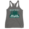 Bigfoot Hide And Seek Champion Women's Racerback Tank
