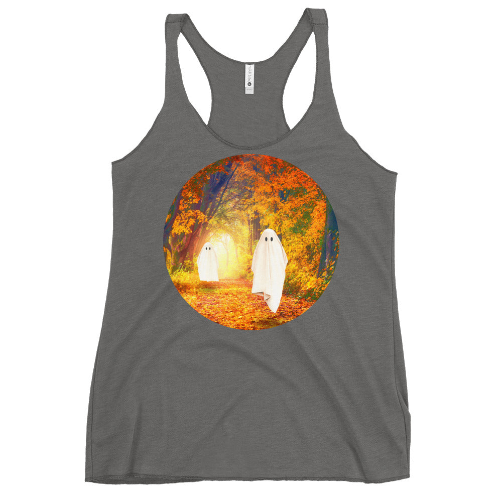 Autumn Ghosts Women's Racerback Tank