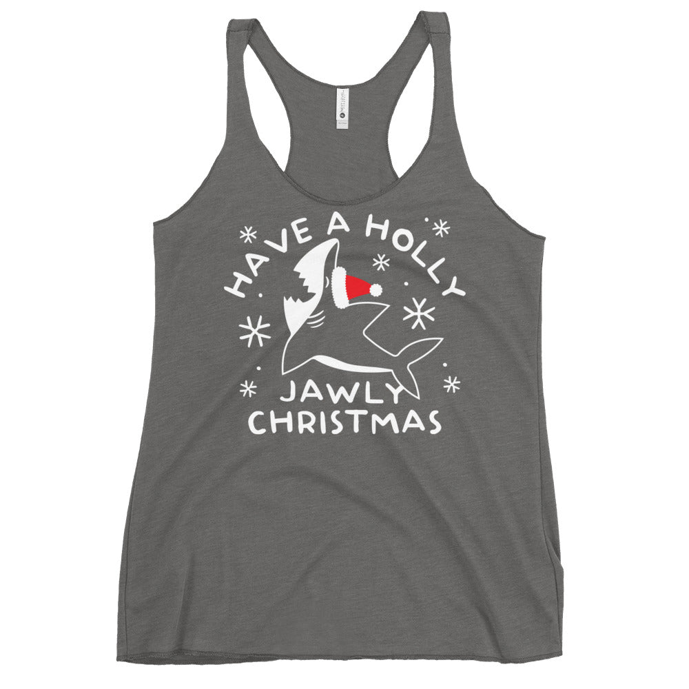 Have A Holly Jawly Christmas Women's Racerback Tank