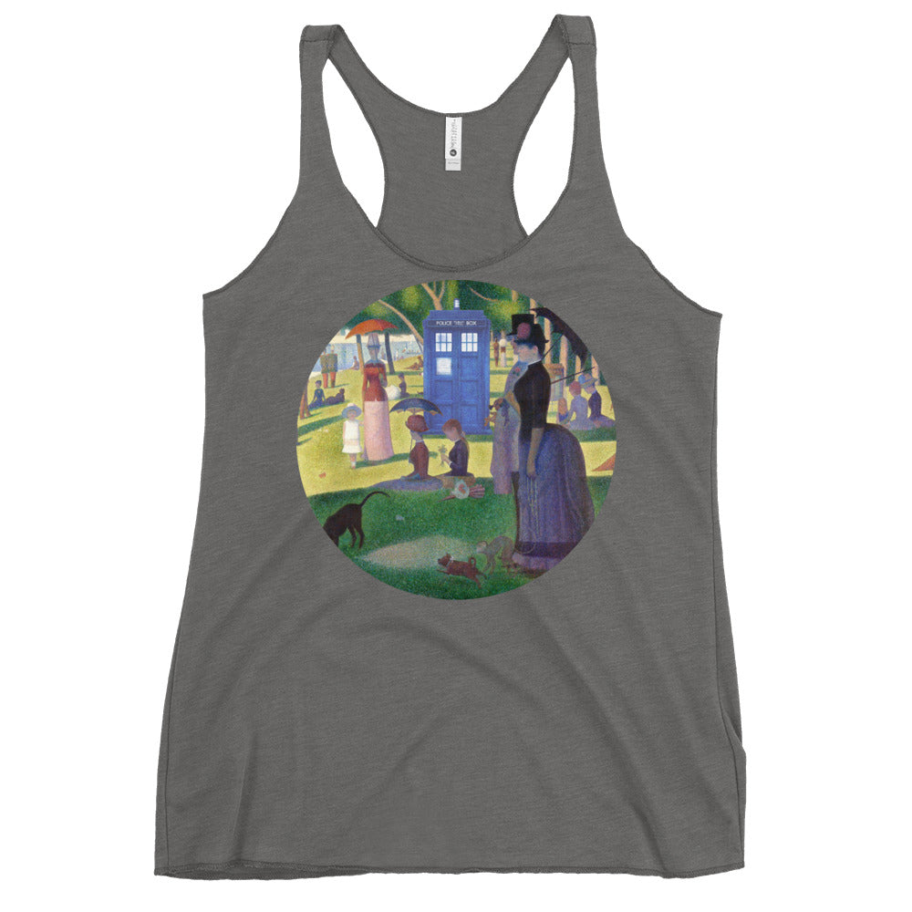 Tardis On La Grande Women's Racerback Tank