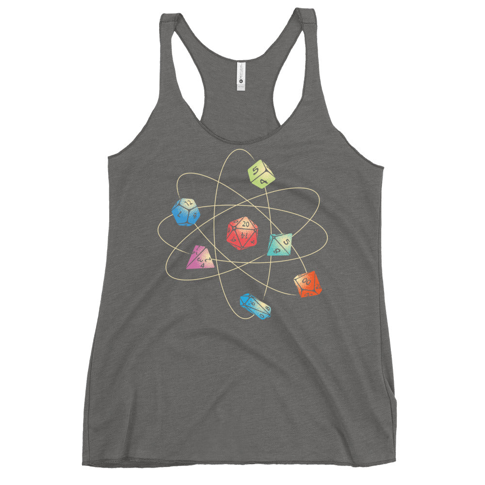 Dice Atom Women's Racerback Tank