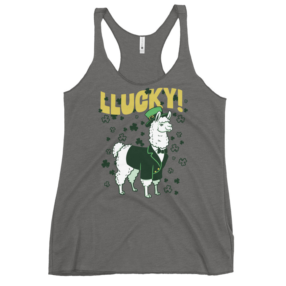 Llucky Llama Women's Racerback Tank