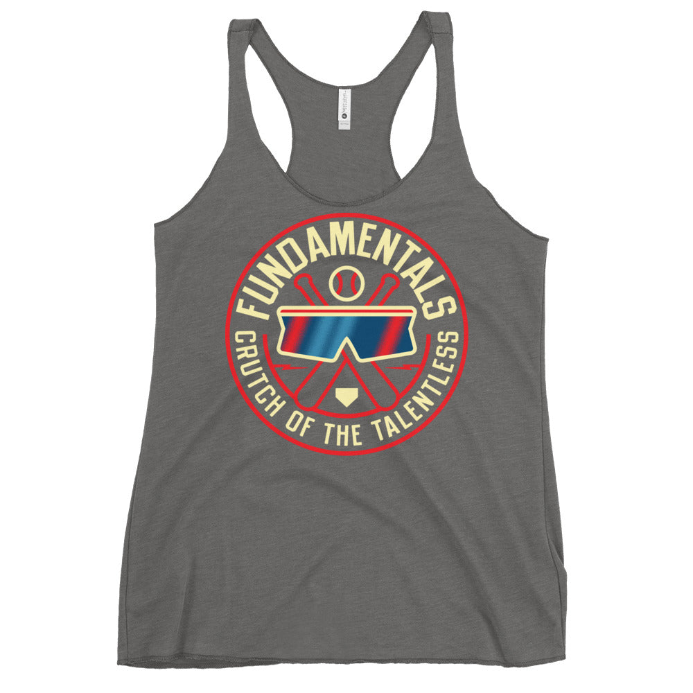 Fundamentals Crutch Of The Talentless Women's Racerback Tank