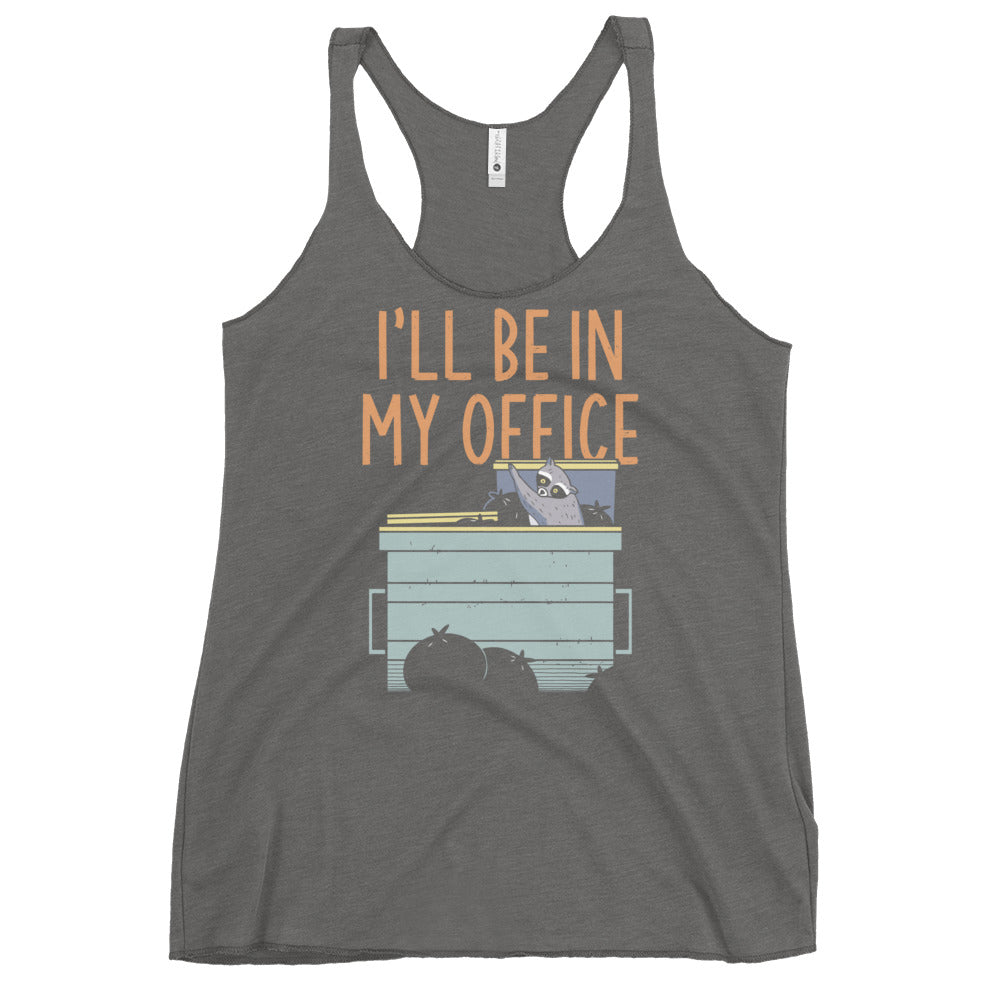 I'll Be In My Office Women's Racerback Tank