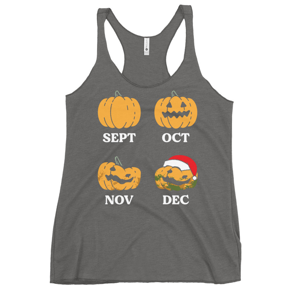 Pumpkin Months Women's Racerback Tank
