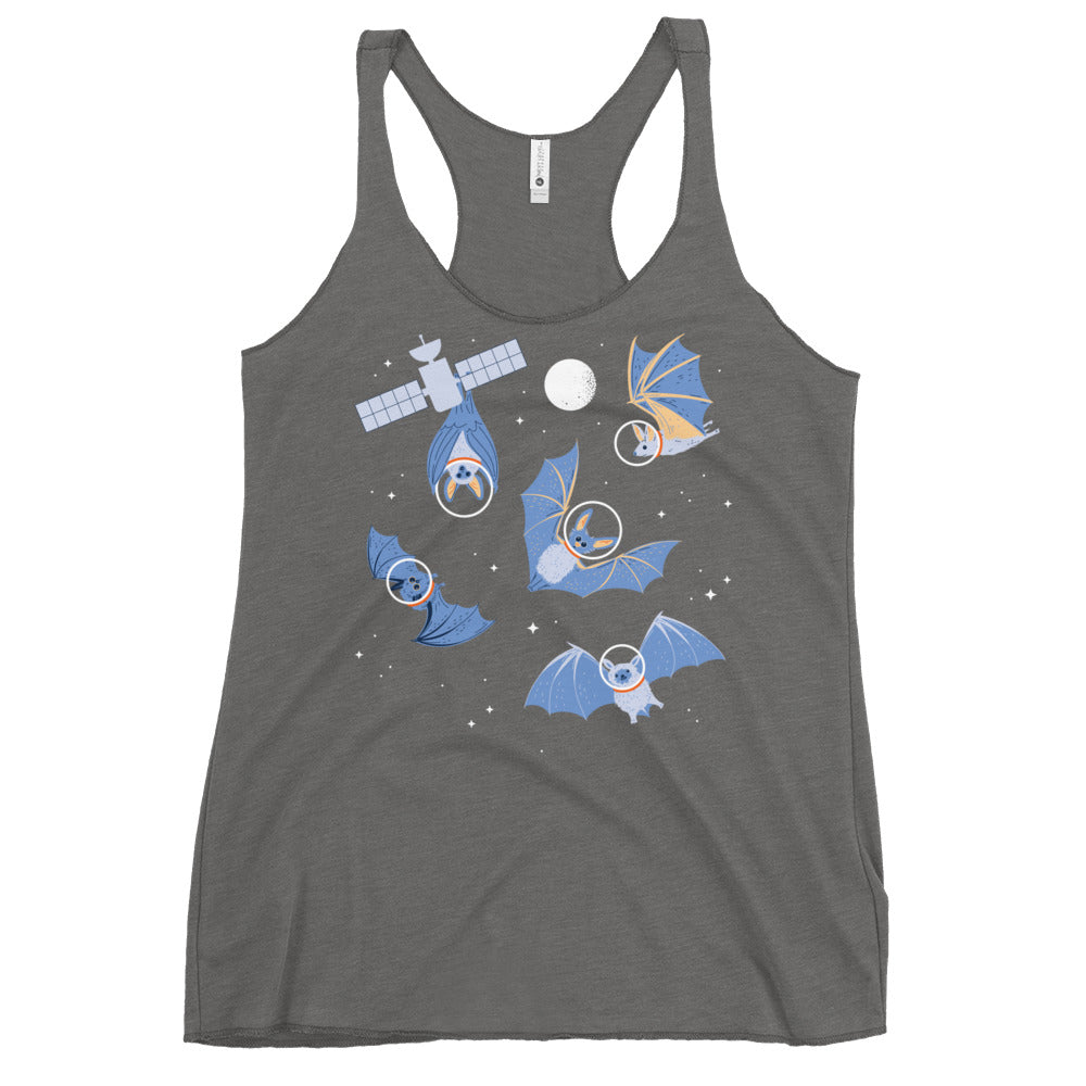 Bats In Space Women's Racerback Tank