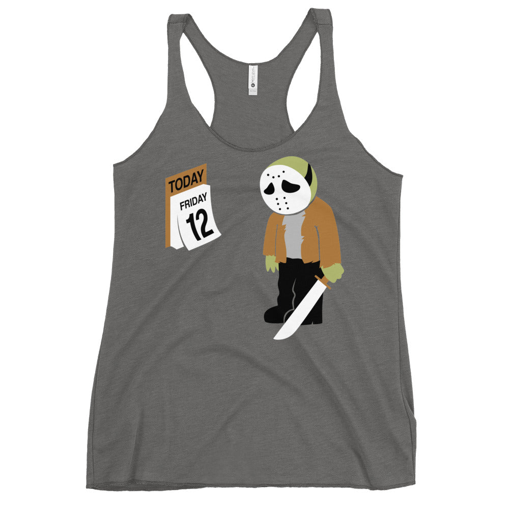 Friday the 12th Women's Racerback Tank