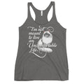 I'm Not Meant To Live An Uncomfortable Life Women's Racerback Tank