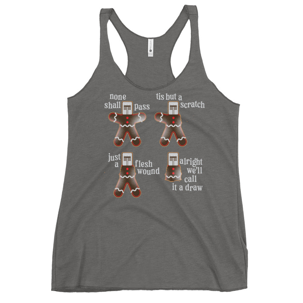 Alright We'll Call It A Draw Gingerbread Women's Racerback Tank