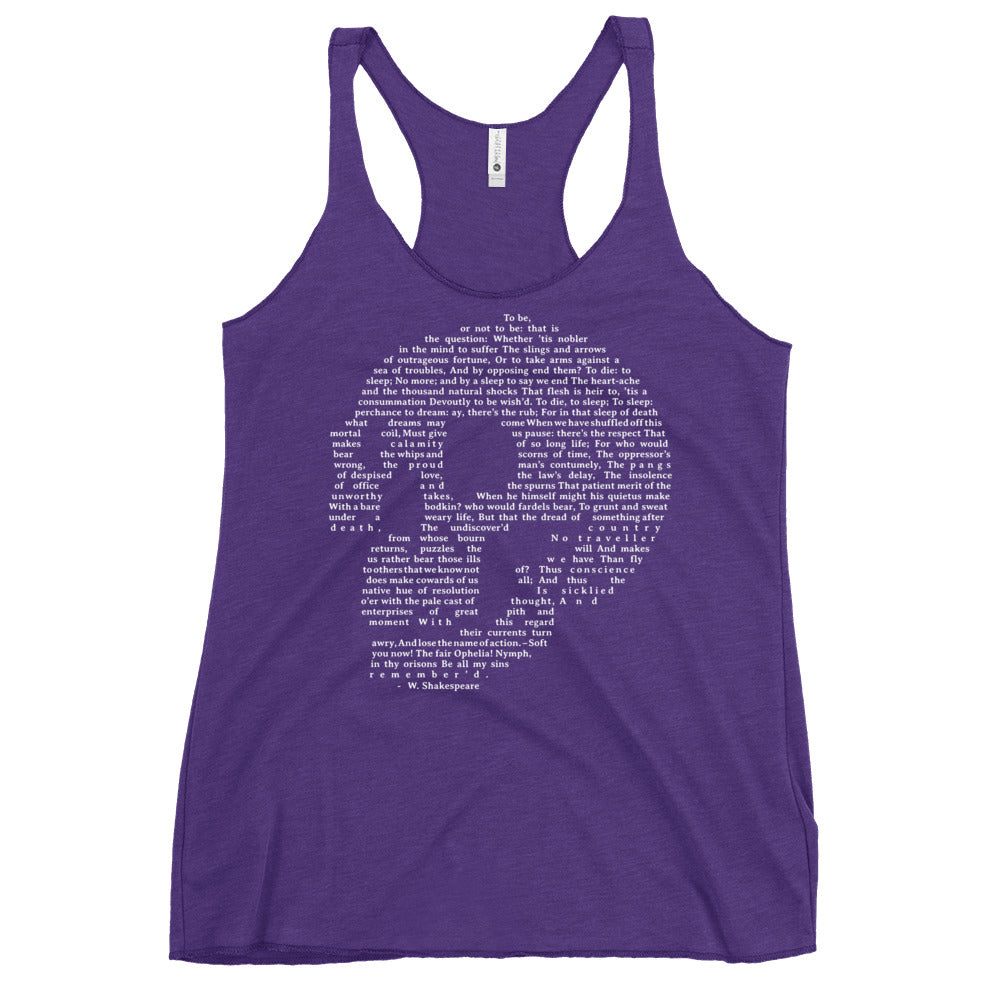 Hamlet Soliloquy Women's Racerback Tank