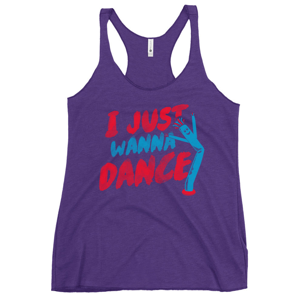 I Just Wanna Dance Women's Racerback Tank