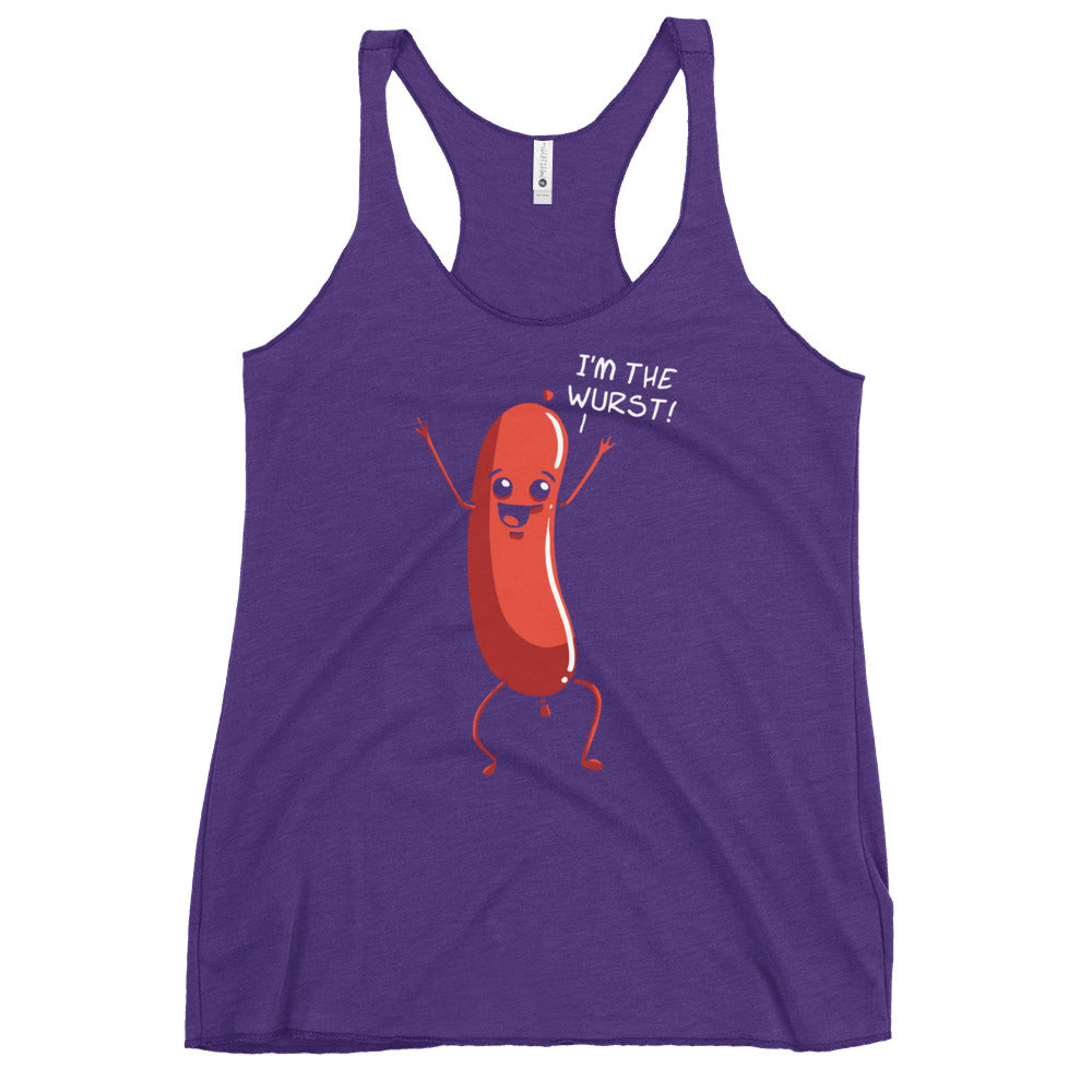 I'm The Wurst Women's Racerback Tank