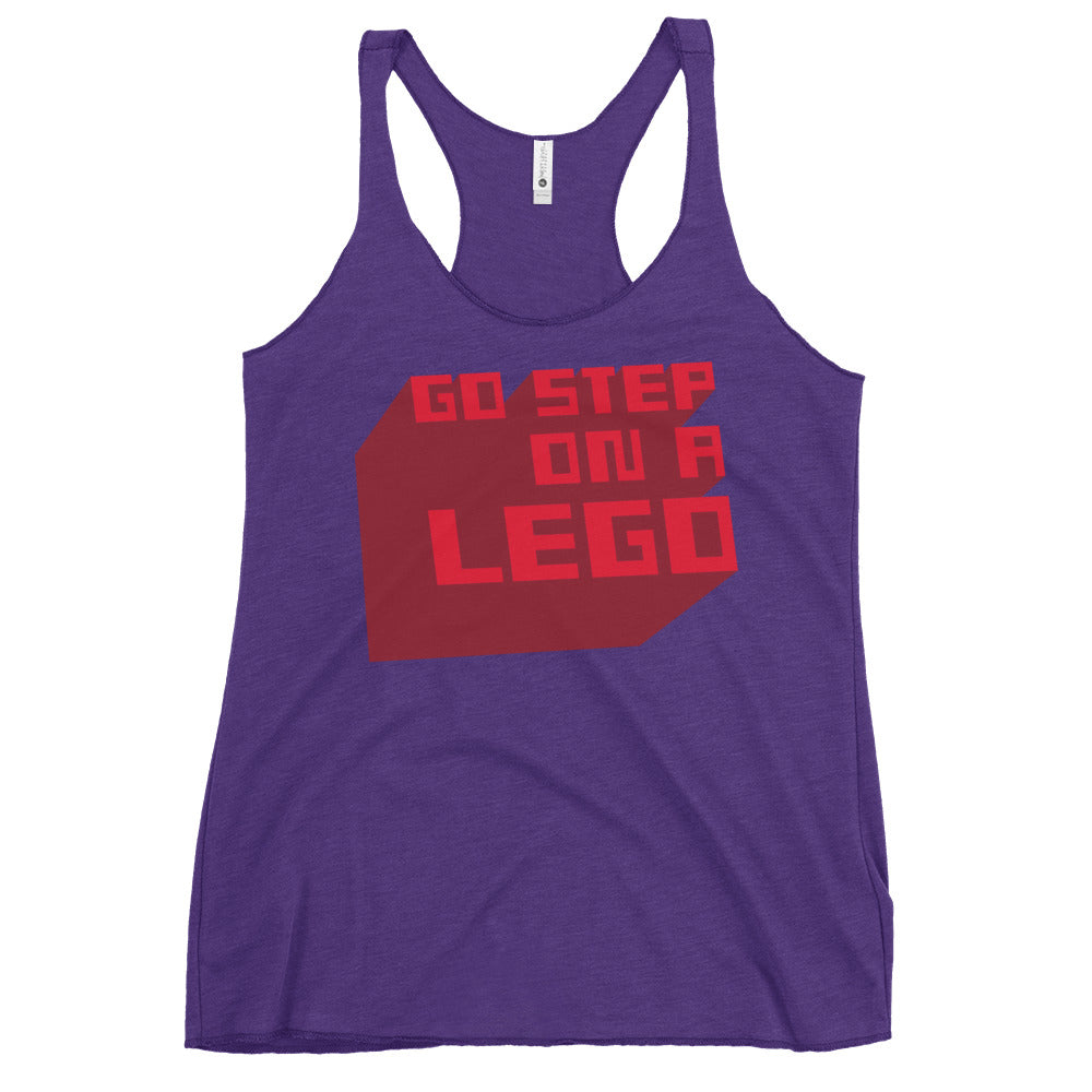 Go Step On A Lego Women's Racerback Tank