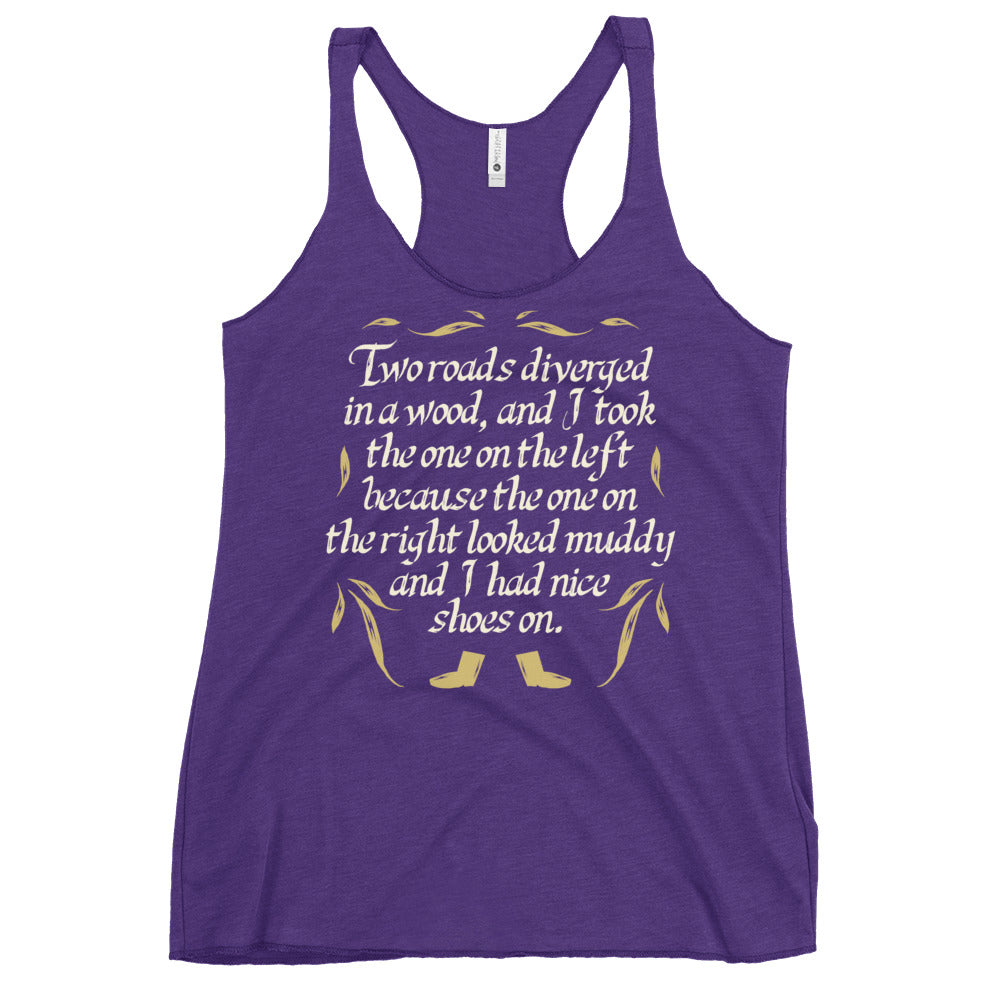 Two Roads Diverged Women's Racerback Tank