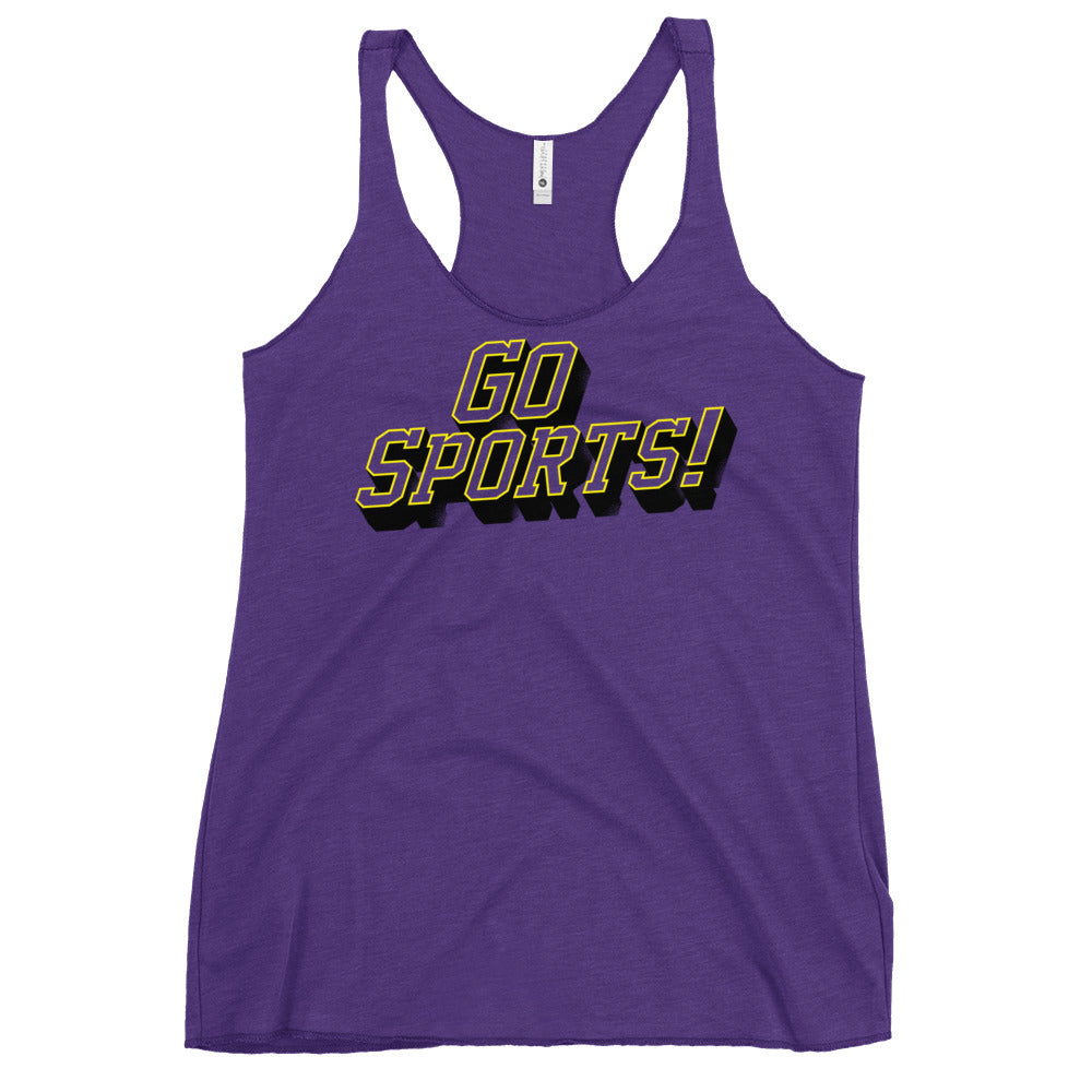 Go Sports! Women's Racerback Tank