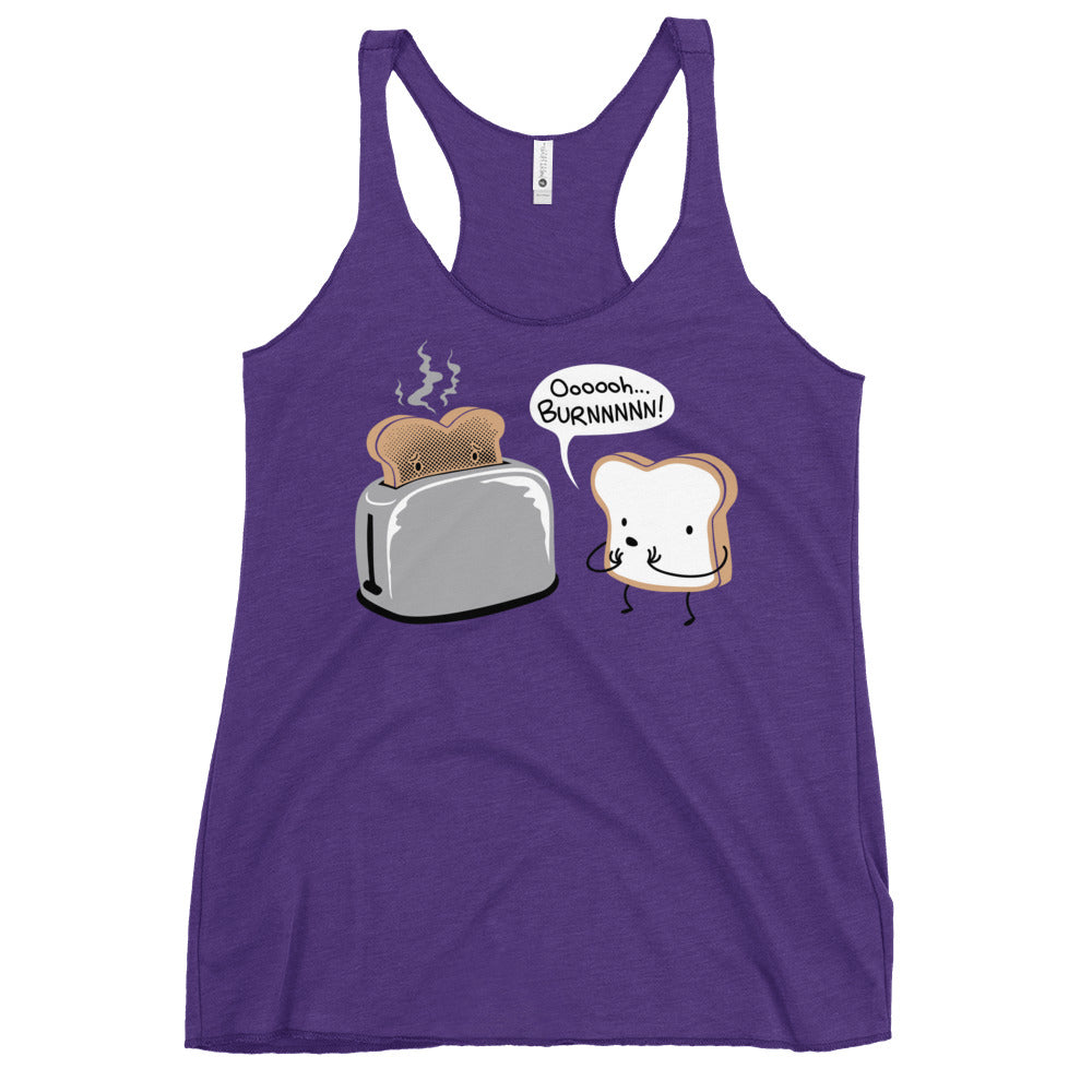 Oooooh...BURNNNNN! Women's Racerback Tank