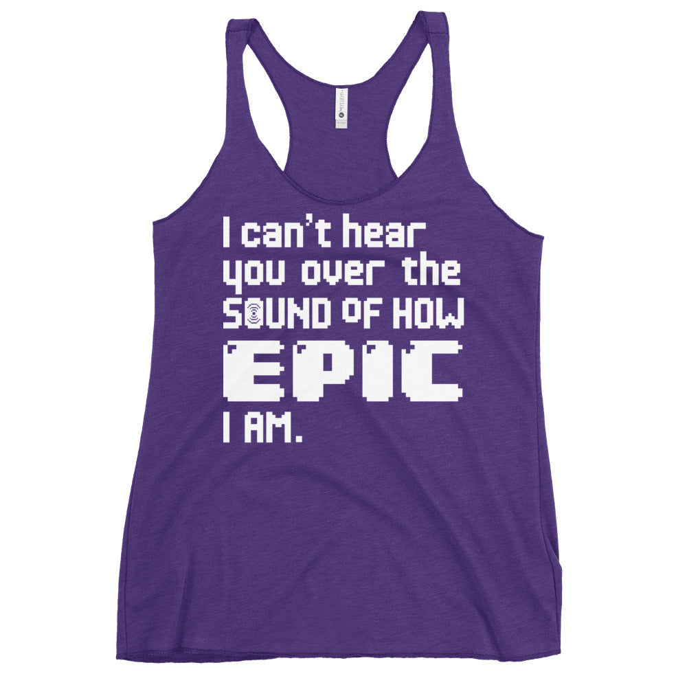 I Can't Hear You Women's Racerback Tank