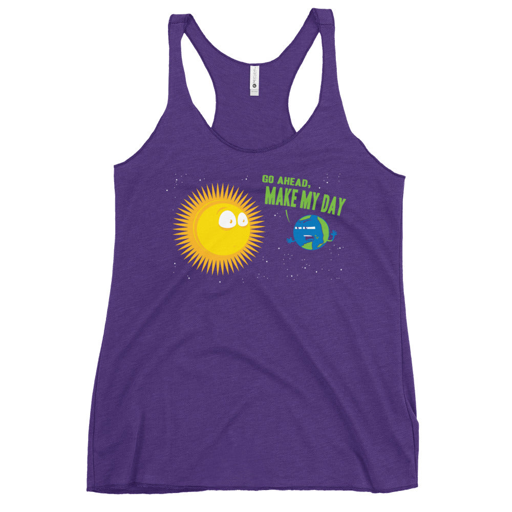 Go Ahead, Make My Day Women's Racerback Tank