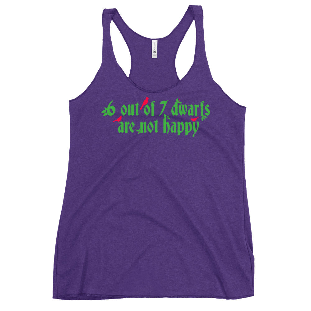 6 Out Of 7 Dwarfs Women's Racerback Tank