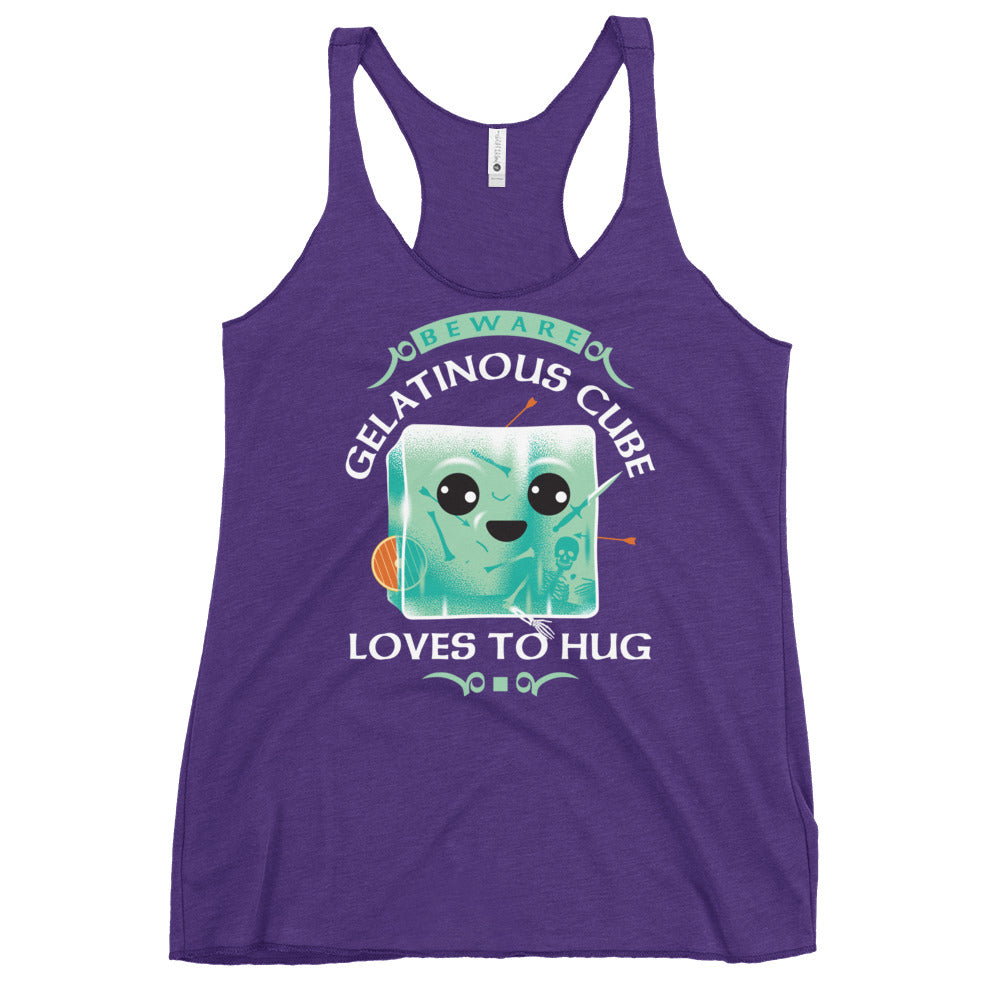Gelatinous Cube Loves To Hug Women's Racerback Tank