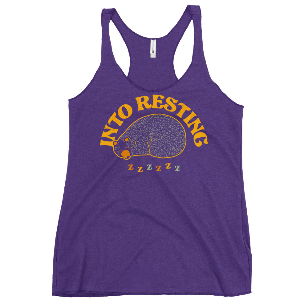 Into Resting Women's Racerback Tank
