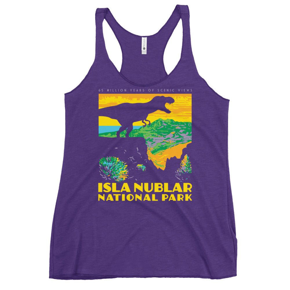 Isla Nublar National Park Women's Racerback Tank
