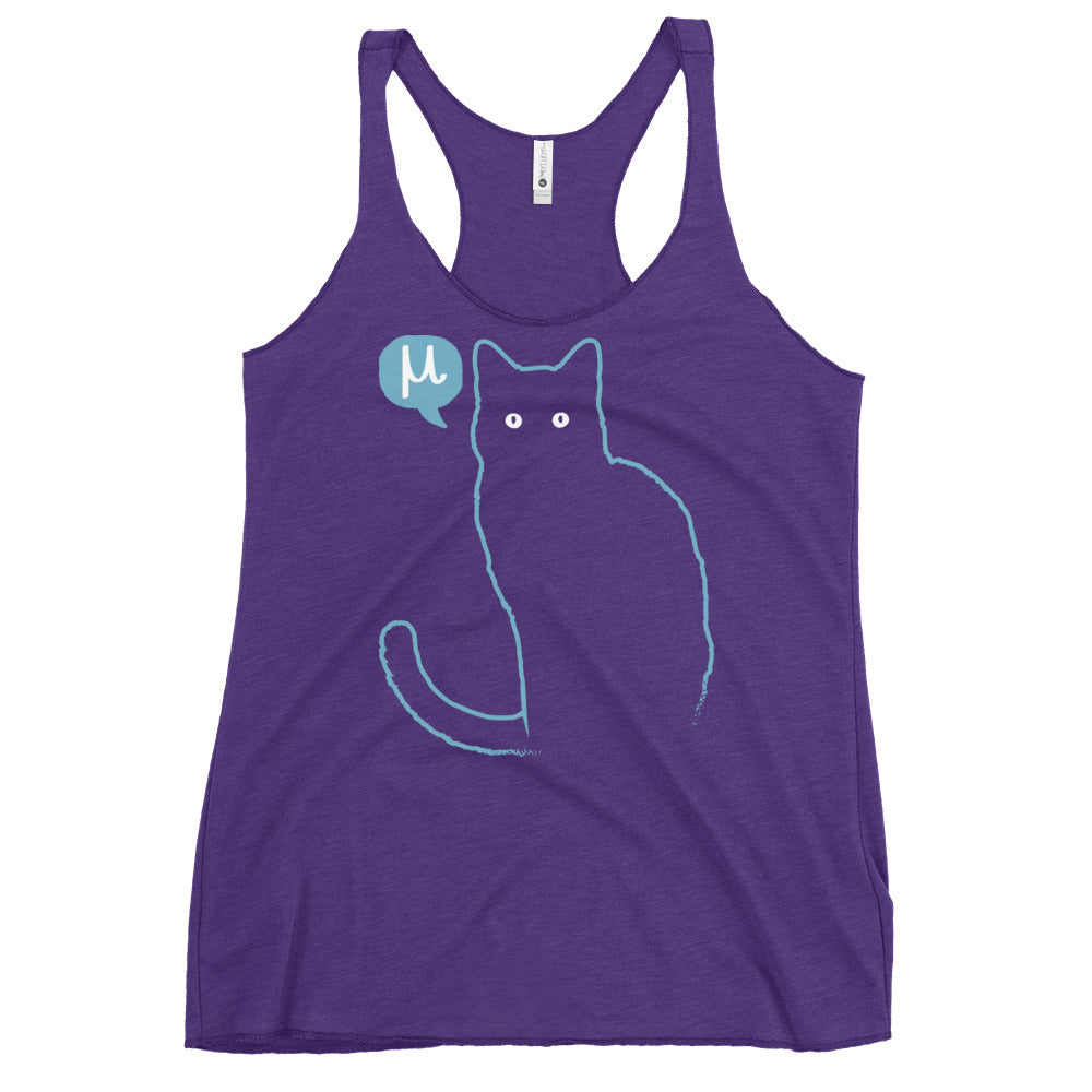 Mu Cat Women's Racerback Tank