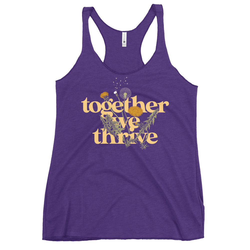 Together We Thrive Women's Racerback Tank