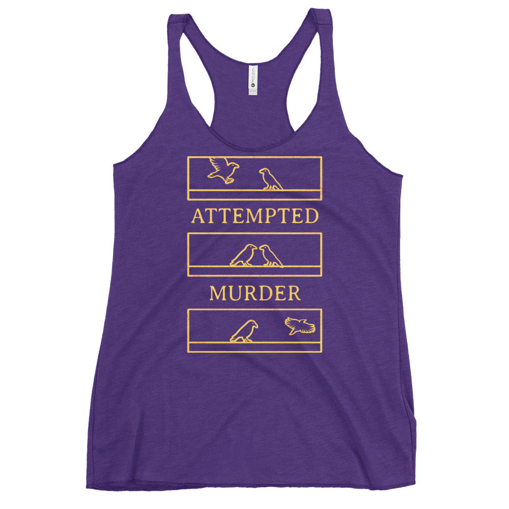 Attempted Murder Women's Racerback Tank