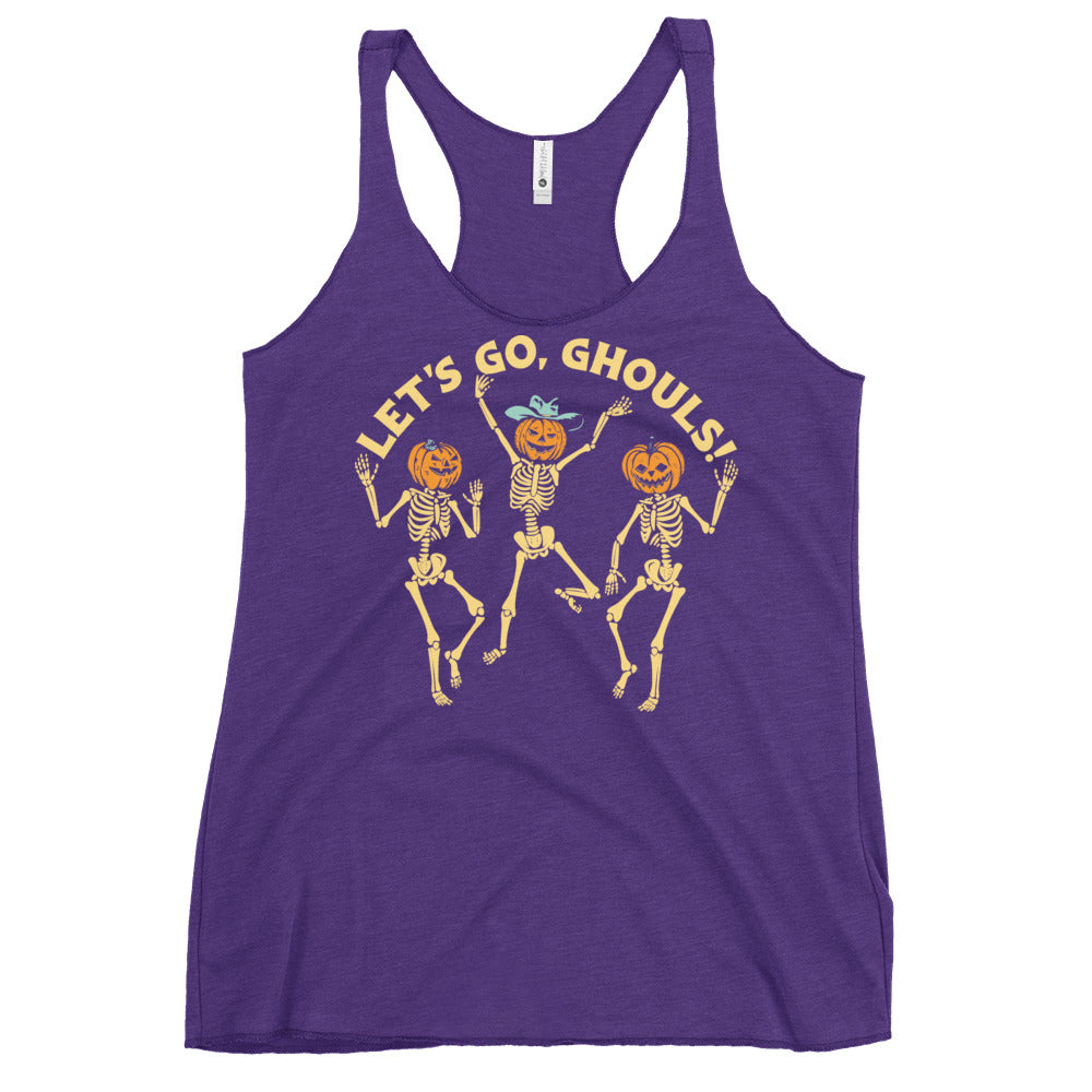 Let's Go, Ghouls! Women's Racerback Tank