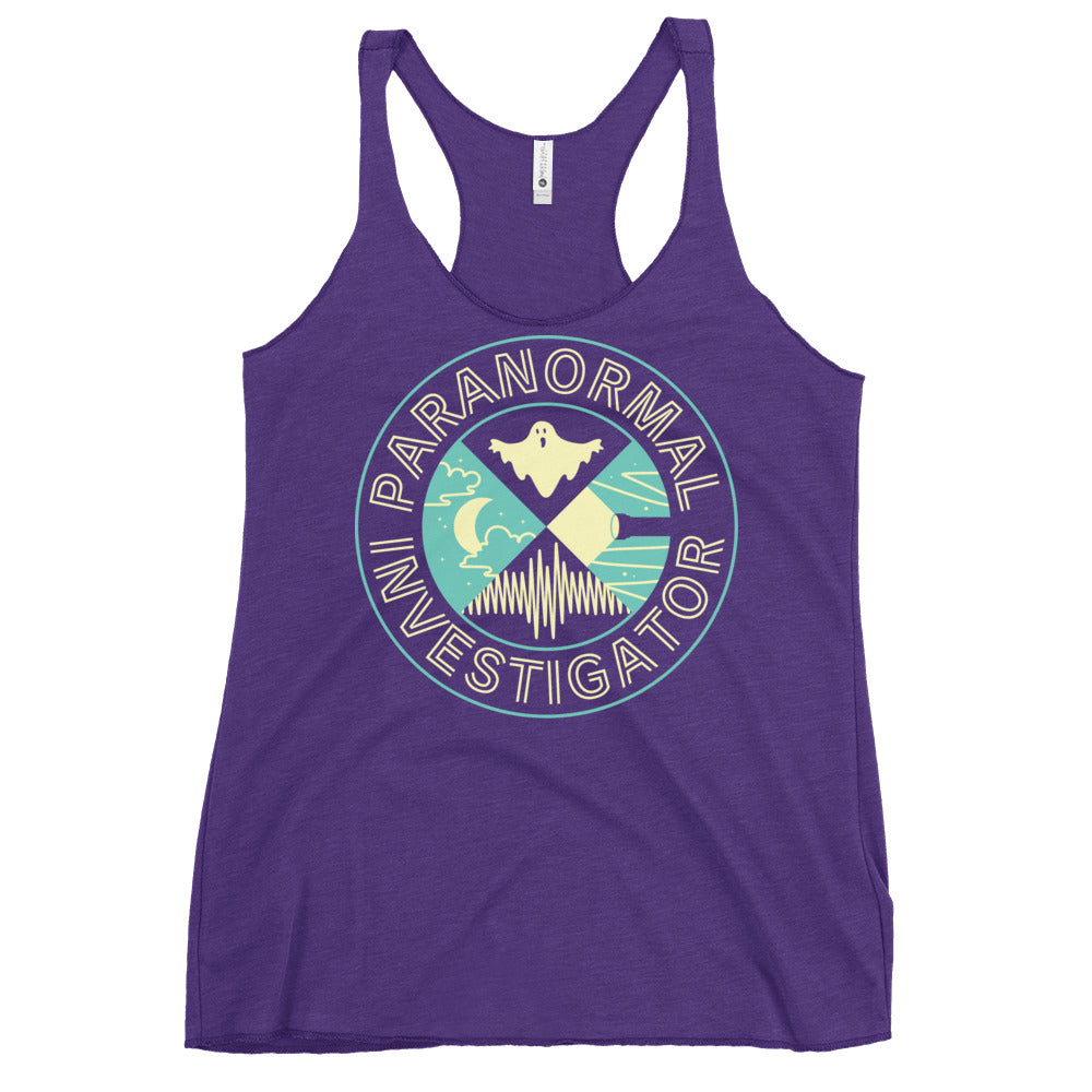 Paranormal Investigator Women's Racerback Tank